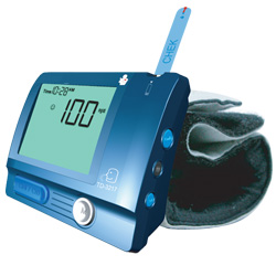 二合一 Blood Glucose & Pressure Meter TD-3217A - Provide Professional blood glucose meter, Blood Pressure Monitor, 二合一 blood glucose & pressure meter, Blood Pressure meter with arm and wrist. Production Research and Development Technology (R&D) and Design Manufacturing Service