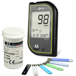Blood Glucose Meter TD-4269 - Provide Professional blood glucose meter, Blood Pressure Monitor, 2-in-1 blood glucose & pressure meter, Production Research and Development Technology (R&D) and Design Manufacturing Service