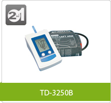 2-in-1 Blood Glucose & Pressure Meter TD-3250B - Provide Professional blood glucose meter, Blood Pressure Monitor, 2-in-1 blood glucose & pressure meter, Blood Pressure meter with arm and wrist. Production Research and Development Technology (R&D) and Design Manufacturing Service